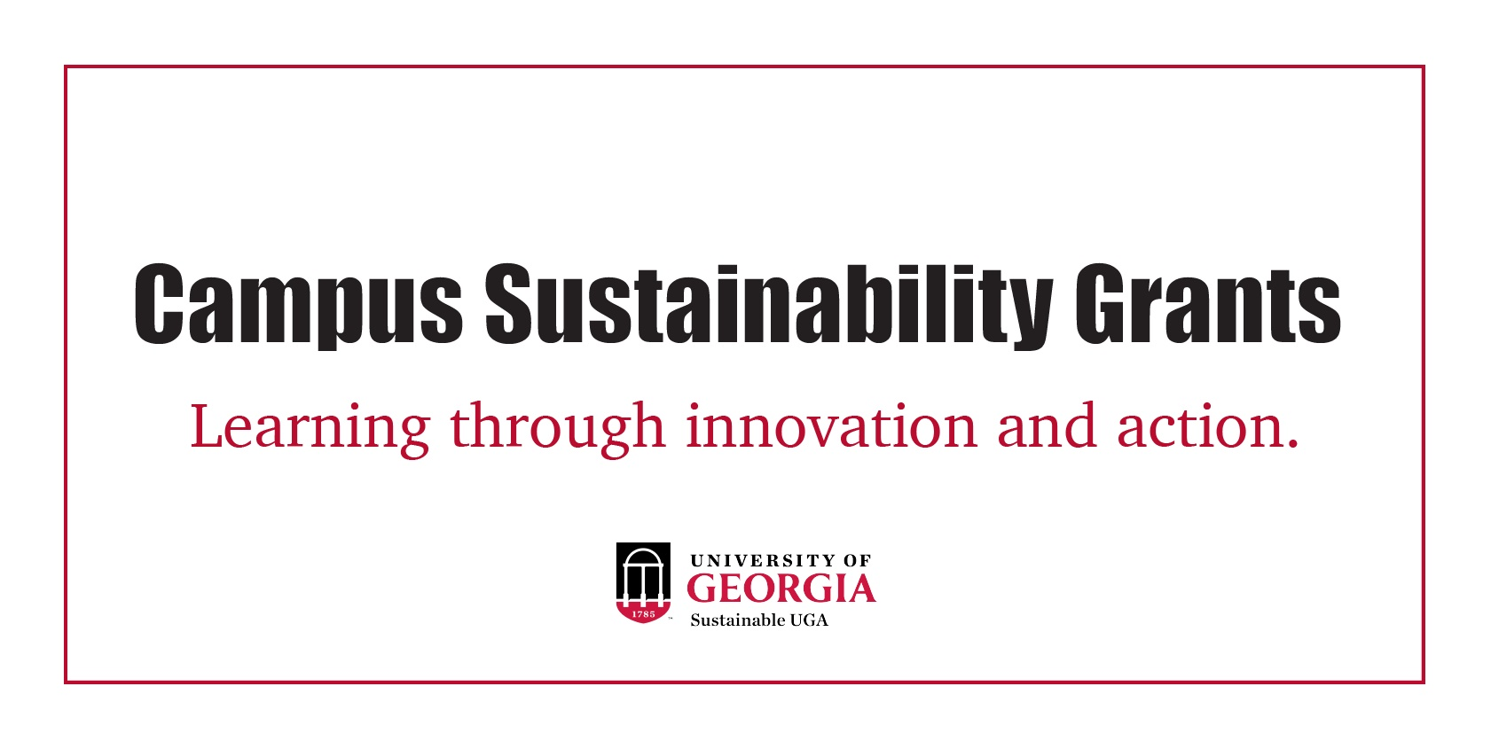 Campus Sustainability Grants logo