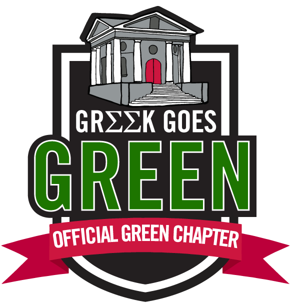 Greek Goes Green Official Green Chapter logo
