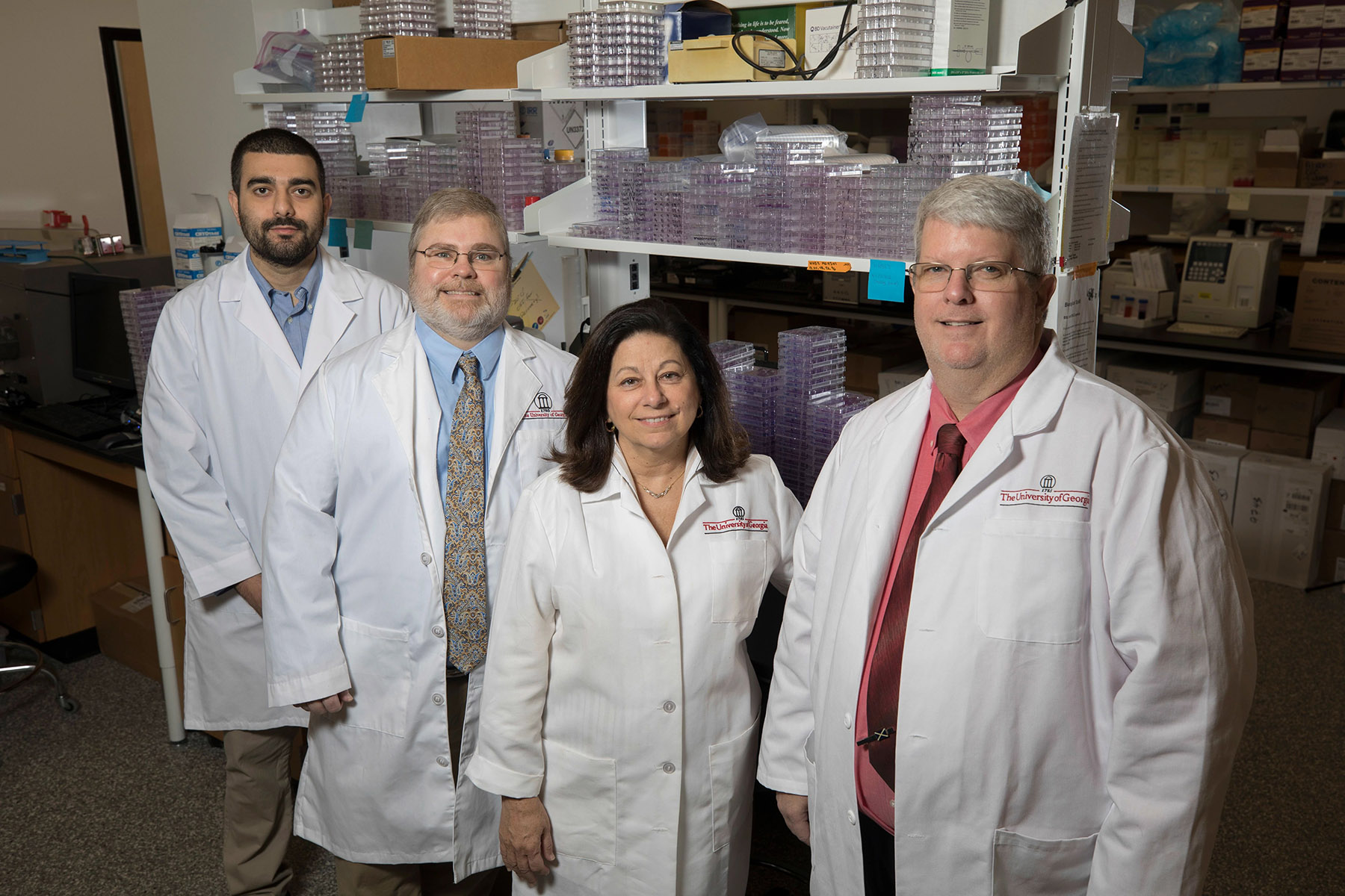 Researchers in the Center for Vaccines and Immunology